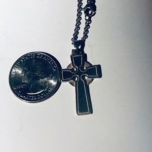 James Avery cross pendant and 20” necklace